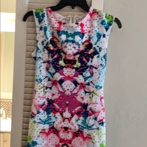 White patterned dress